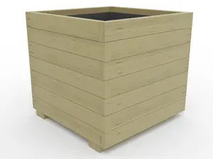 WoodyBloom1 Wooden Planter, 700x700x712