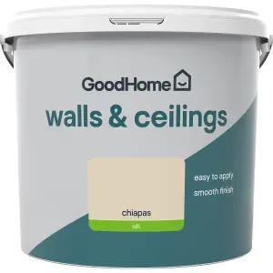 GoodHome Walls & ceilings Chiapas Silk Emulsion paint, 5L