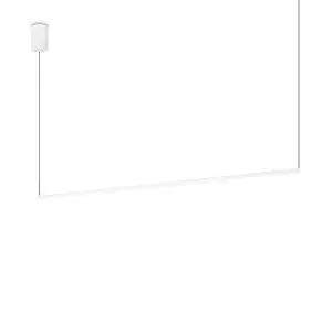 Luminosa Essence Integrated Led Pendant Ceiling Light White 126cm 3000K