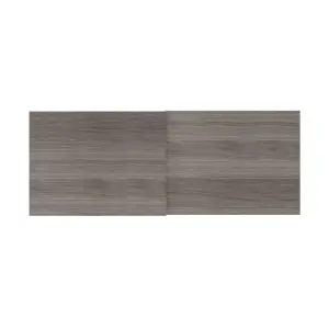 GoodHome Atomia Matt Grey Oak effect Sliding wardrobe door (H) 560mm x (W) 737mm, Pack of 4