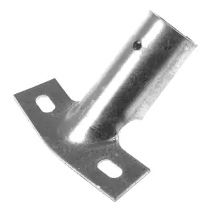 Heavy Duty Broom Bracket, Galvanized Metal, Fits 22 - 23 mm Pole Handles, 75 mm x 20 mm Mounting Plate, Durable & Rust-Resistant