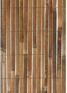 Natural Bamboo Slate Screening Garden Fencing Screen Roll Panel Privacy (1.8mx4m)