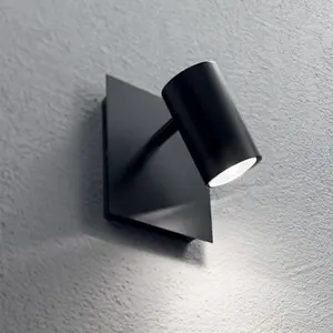 Luminosa Spot 1 Light Wall Light Black