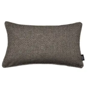 Rectangular Throw Charcoal Grey  / Cushion Cover Only - No Insert / 40cm x 40cm