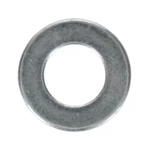 Sealey Flat Washer M12 x 24mm Form A Zinc DIN 125 - Pack of 100 FWA1224