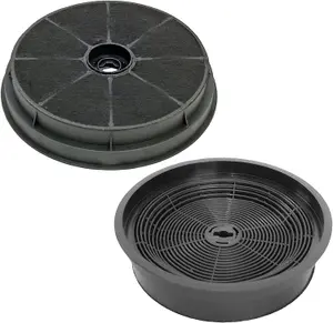 SPARES2GO Carbon Charcoal Vent Filter compatible with CDA Cooker Extractor Hood (Pack of 2 Filters)