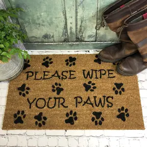 Wipe Your Paws Indoor & Outdoor Coir Doormat