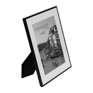 PF&A Black Aluminium Photo Frame - 8x6