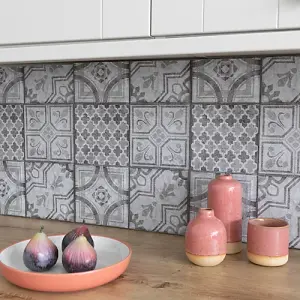 d-c-fix Moroccan Style Self Adhesive Vinyl Wall Tiles Pack of 6 (0.56sqm)