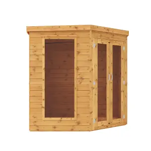 Mercia 7x11 ft with Double door & 2 windows Pent Wooden Summer house