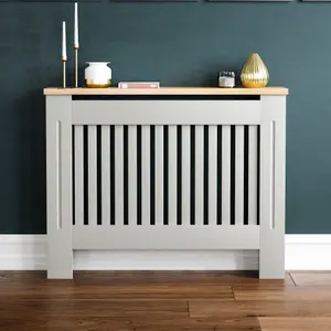 Vida Designs Arlington Medium Grey MDF Radiator Cover