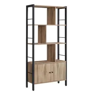 Jazmyne Bookcase Maple White/Black