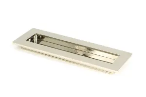 From The Anvil Polished Nickel 175mm Plain Rectangular Pull