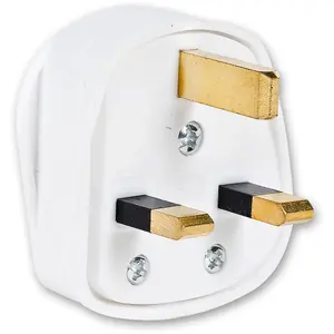 Standard White 13A Plug - Project Kits Accessories