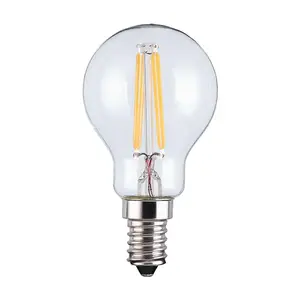 TCP 4PC Warm White Mini Globe LED Light Bulbs  4.2W 470Lm E14