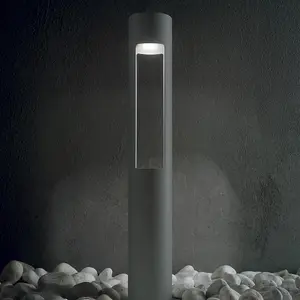 Luminosa Acqua 1 Light Outdoor Bollard Anthracite IP44, G9