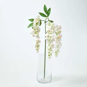 Homescapes Cream Wisteria Flower Single Stem 92 cm