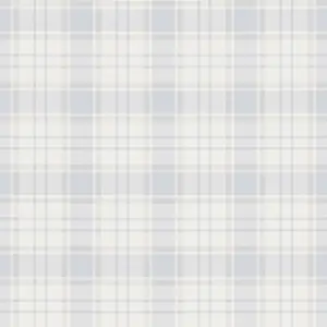 Galerie Maison Charme Blue Check Plaid Motif Wallpaper Roll