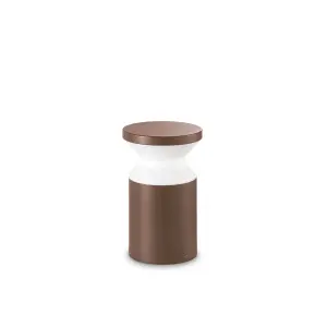 Ideal Lux Torre Outdoor Pedestal Light Coffee IP44