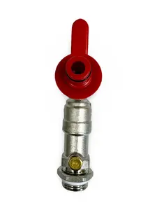 Warmer System 1/2 inch Outside Garden Tap Lever Handle with Check Valve & Hose Connector