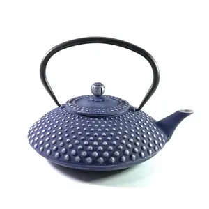 Buckingham Cast Iron Hobnail Teapot 1250 ml - Blue Pimple Pattern