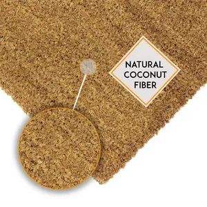  Coir Door Mat Non Slip Heavy Duty 40" W x 70" L