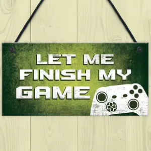 Funny Neon Effect GAMING Sign For Boys Bedroom Man Cave Games Room Gift