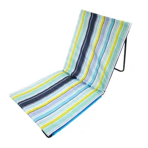 Oypla Portable Beach Mat Folding Chair Sun Lounger Outdoor Camping