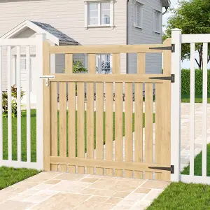 120x120cm Outdoor Garden Wooden Gate Pedestrian Gate Fence Door