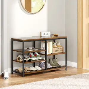 Multi-tiered Shoe Rack Industrial Shoe Storage Organizer