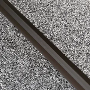 Anodised aluminium z edge carpet profile door floor bar trim 1000mm x 35mm c69 brown