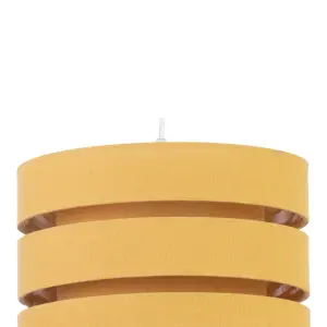 Trio Mustard yellow Pendant Light shade (D)28cm