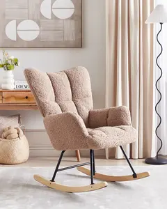 Rocking Chair OULU Boucle Sand Beige