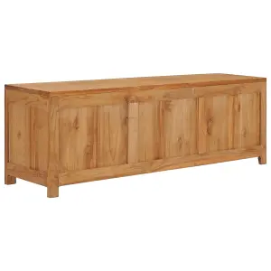 Berkfield TV Cabinet 120x30x40 cm Solid Teak Wood