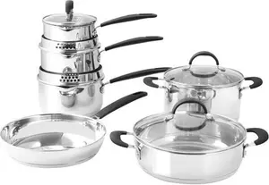 Procook Gourmet Stainless Steel Uncoated Cookware Set - 6 Piece