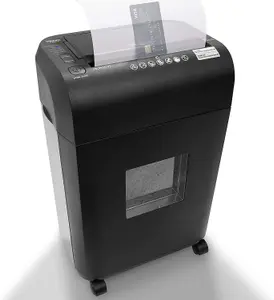 Duronic PS609 Electric Paper Shredder, 6-9 A4 Sheets at a Time, Micro Cut, 17 Litre Bin, 400W Power, 100 Sheet Auto-Feed