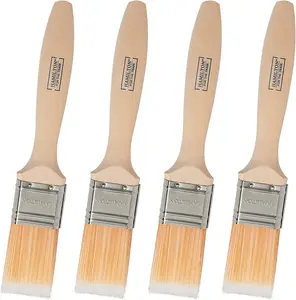 Hamilton for The Trade Emulsion & Gloss 1.5" Fine Tip Brushes- 4 Pack