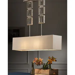 Luminosa Kisar Bar Pendant Ceiling Light White