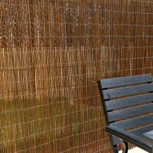 Abaseen 2mx4m Willow Bulrush Natural Screen Garden Fence