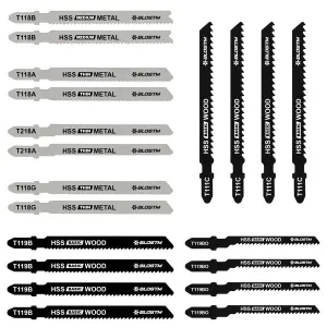 BLOSTM Jigsaw Blades - 20Pcs HCS HSS