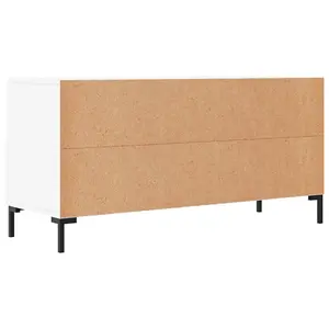 Berkfield TV Cabinet White 102x36x50 cm Engineered Wood