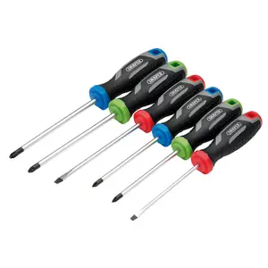 Draper Soft Grip Screwdriver Set (6 Piece) 13433