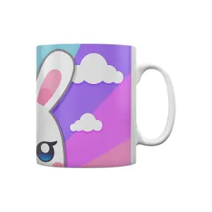 Inquisitive Creatures Kawaii Bunny Mug Multicoloured (One Size)