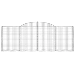 Berkfield Arched Gabion Baskets 13 pcs 300x30x100/120 cm Galvanised Iron