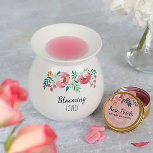 Blooming Lovely Wax Melt Burner Gift Set