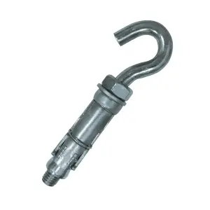 Diall M8 Steel Sleeve anchor (L)60mm, Pack of 4