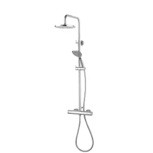 Aqualisa Sierra Gloss Chrome effect Rear fed Mixer Shower