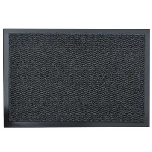 Bouldin Creek Doormat Charcoal / 0.8cm H x 120cm W x 180cm L