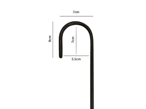 30" S Hooks - Pack of 3, Hanging Basket Bracket