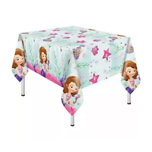 Sofia The First Plastic Party Table Cover Multicoloured (One Size)